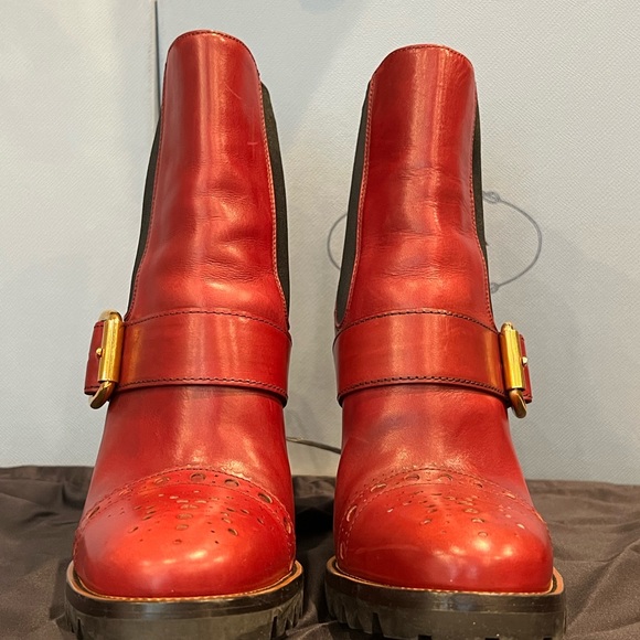 Prada high heel booties size 38. - Picture 3 of 12